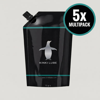 KinkiLube powder lube pouch - multi-pack 5x