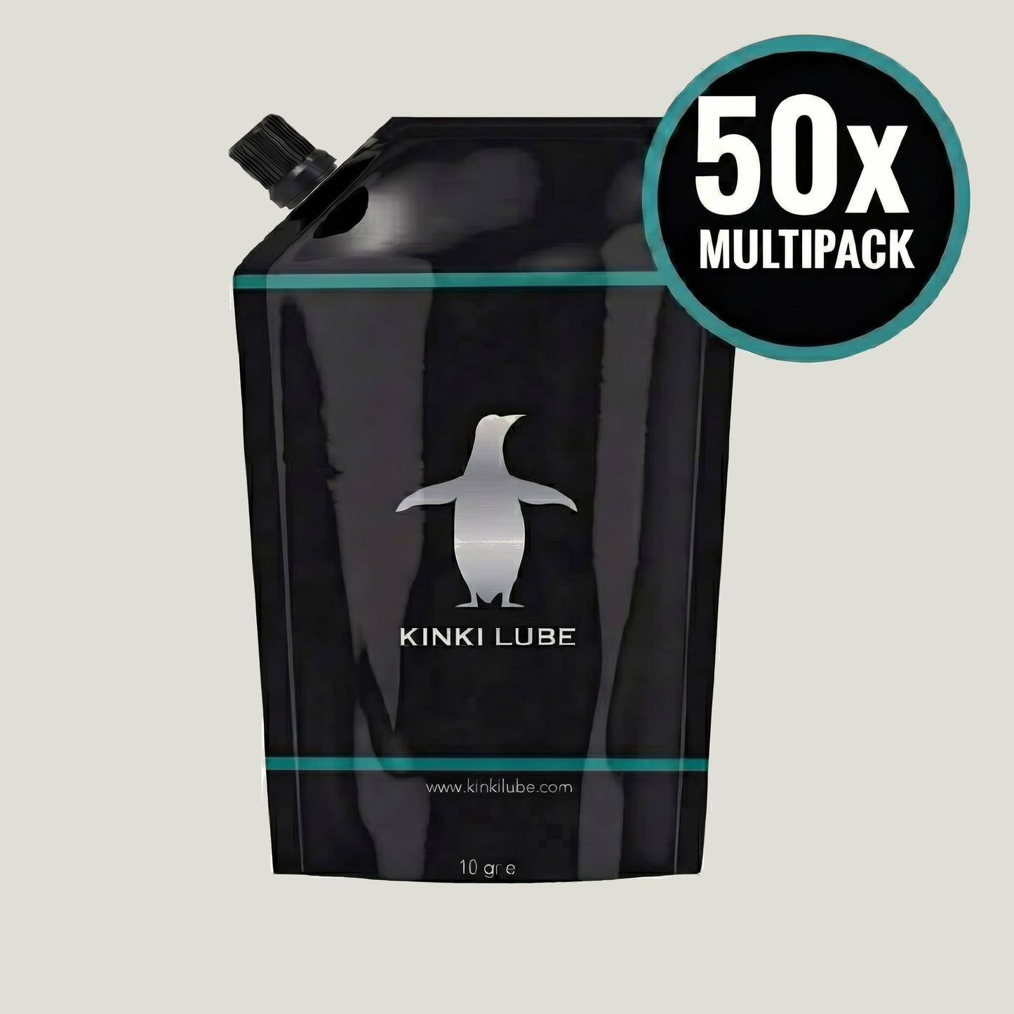KinkiLube powder lube pouch - 50-pack multipack