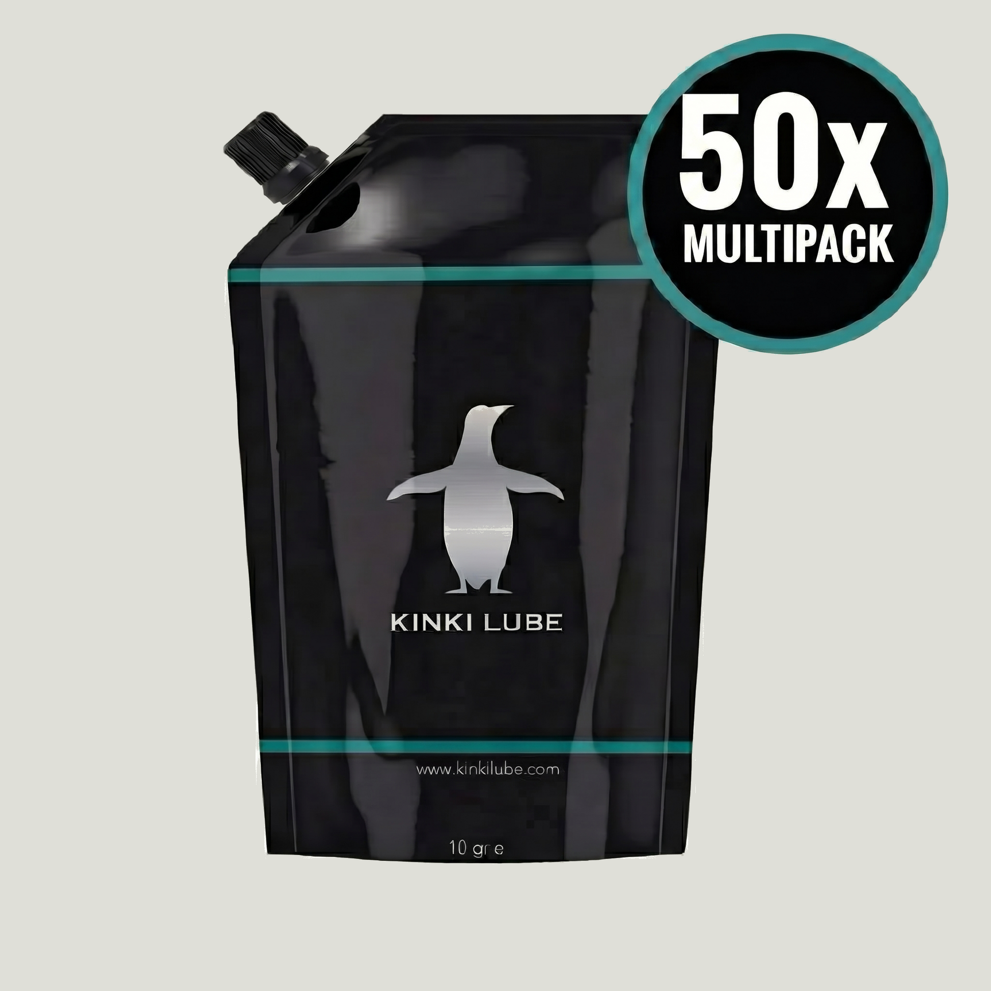 KinkiLube powder lube pouch - 50-pack multipack