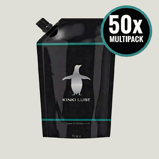 KinkiLube powder lube pouch - 50-pack multipack